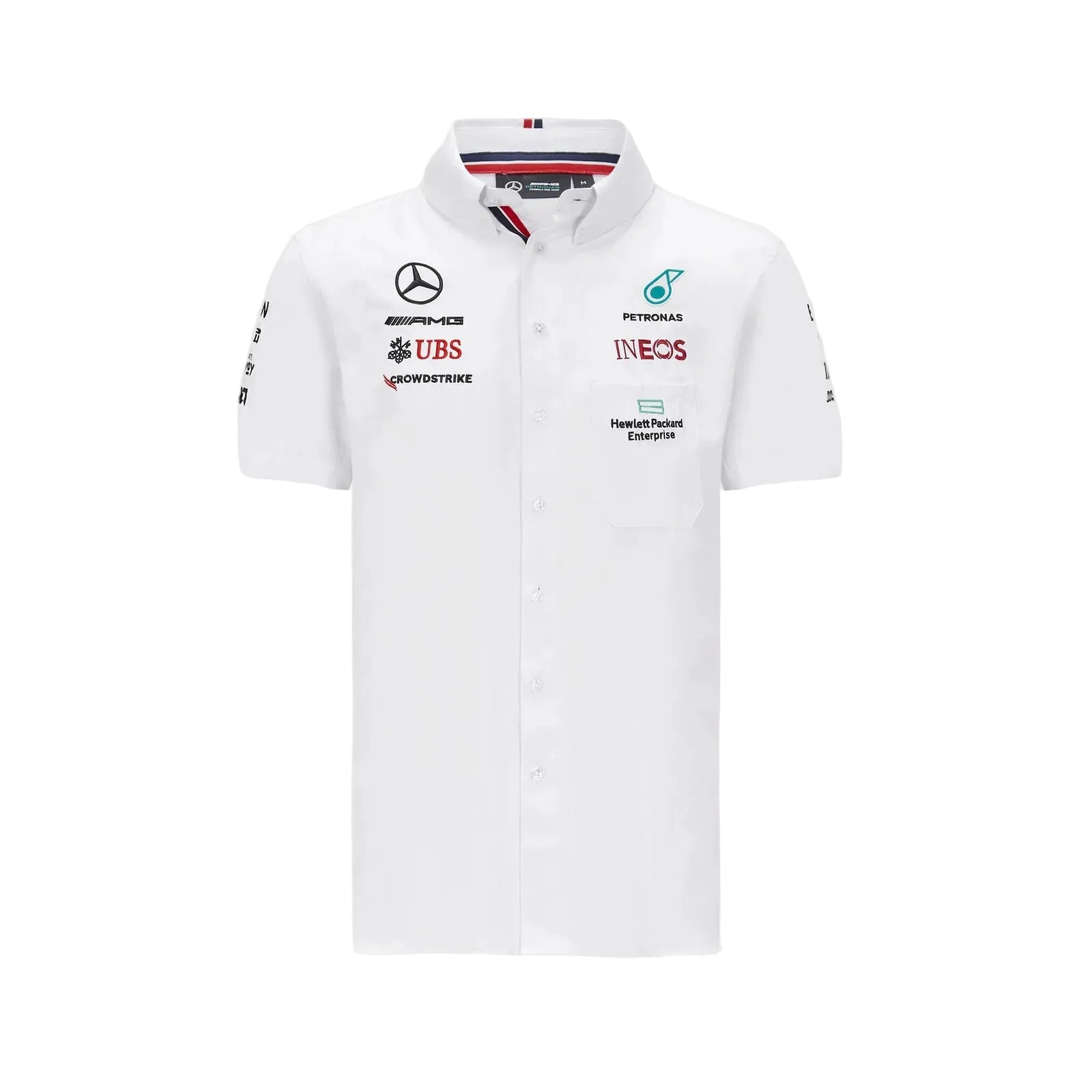 mercedes dress shirt Vintage Mercedes Benz Mobil 1 Embroidered Logo Polo Shirt Collectible  Motorsport Casual Mercedes AMG Tee Blue Large