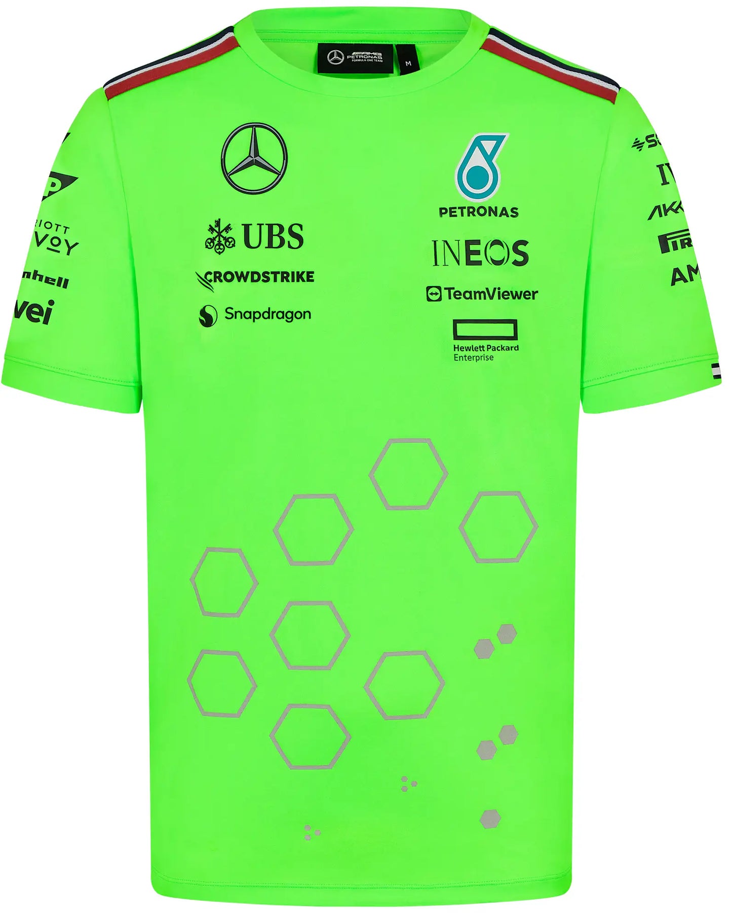 Mercedes AMG Petronas Celebration Green Volt Season T-Shirt **2024**