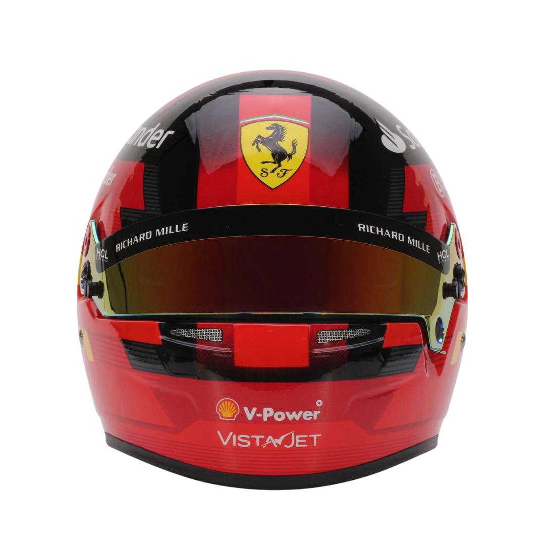 Casco Mini Helmet 1:2 Carlos Sainz Scuderia Ferrari 2024