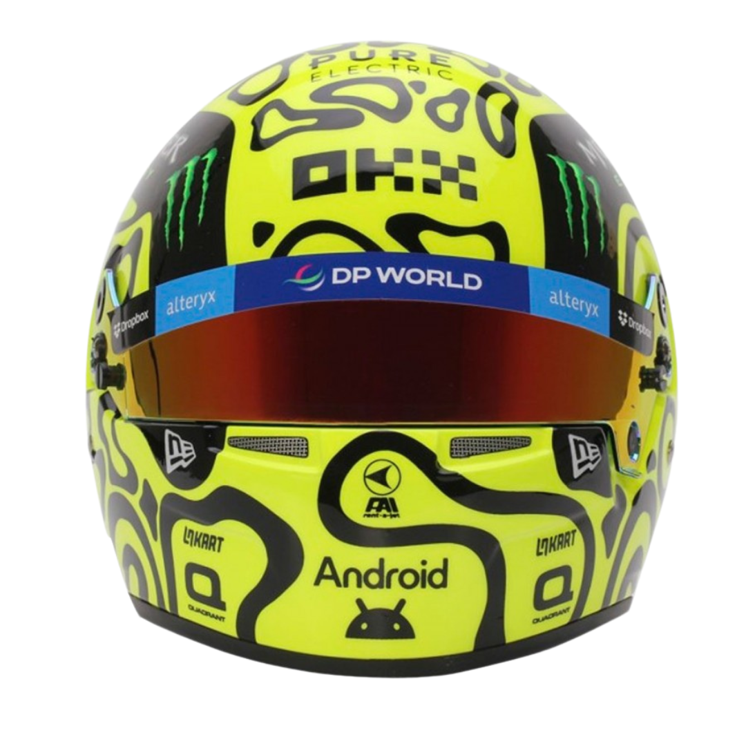 Casco Mini Helmet 1:2 Lando Norris McLaren 2024