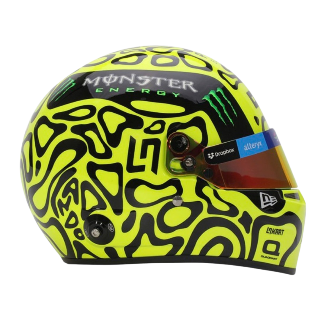 Casco Mini Helmet 1:2 Lando Norris McLaren 2024