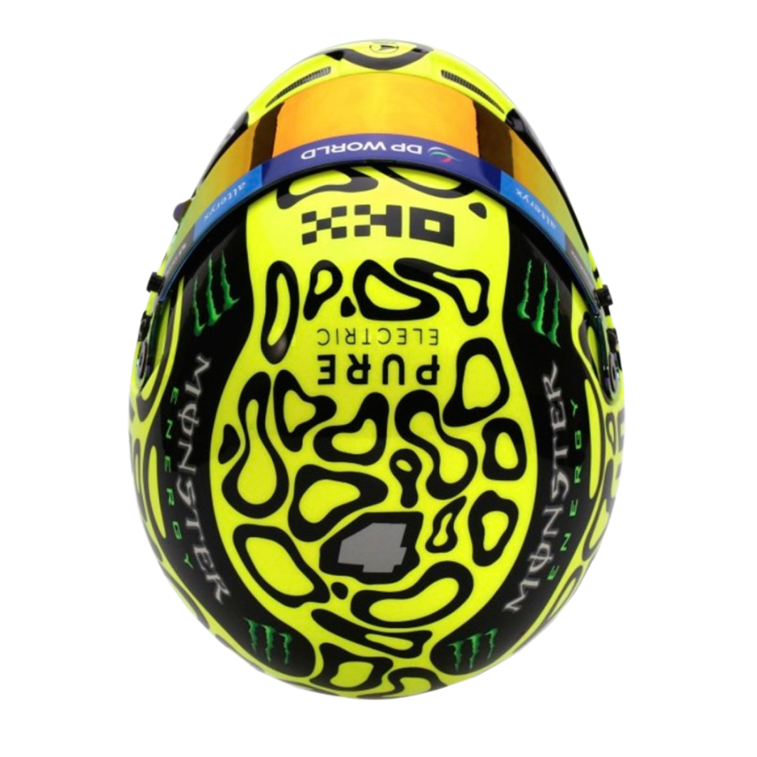 Casco Mini Helmet 1:2 Lando Norris McLaren 2024