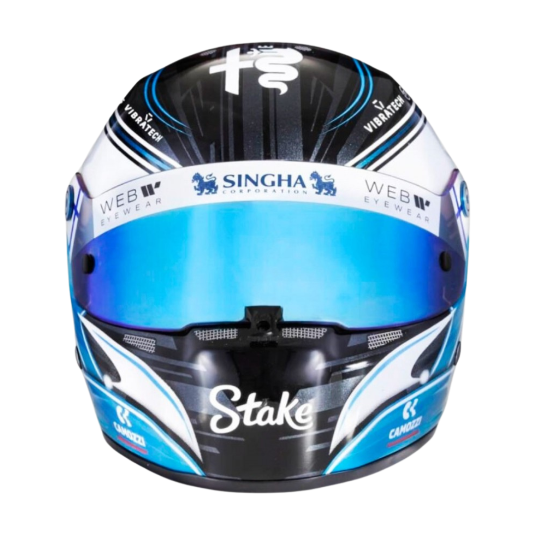 Casco Mini Helmet 1:2 Valtteri Bottas Alfa Romeo 2023