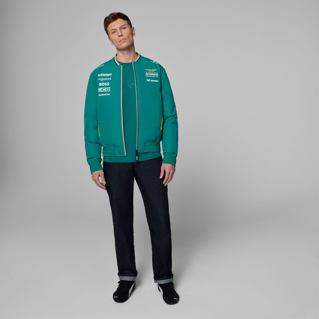 Chaqueta Bomber Aston Martin F1 Team 2025