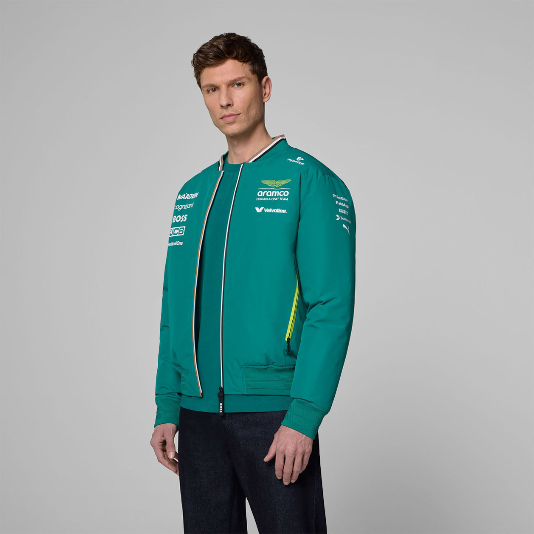 Chaqueta Bomber Aston Martin F1 Team 2025