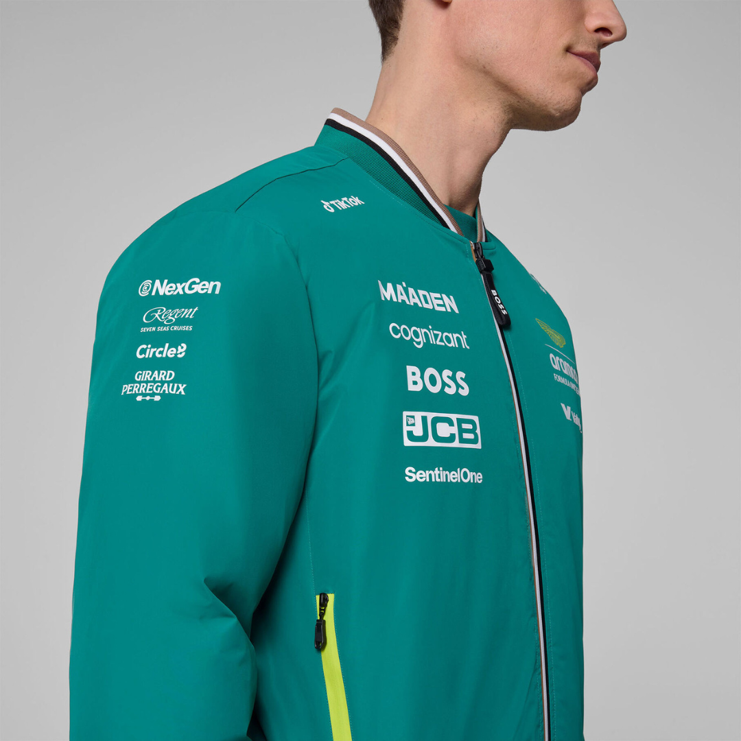 Chaqueta Bomber Aston Martin F1 Team 2025