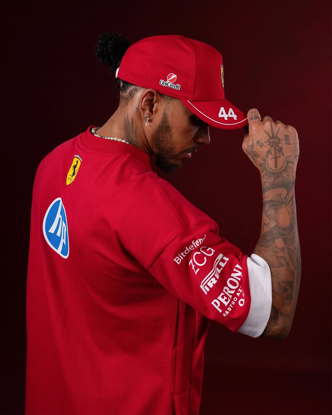 Gorra juvenil Lewis Hamilton Scuderia Ferrari F1™ PUMA 2025