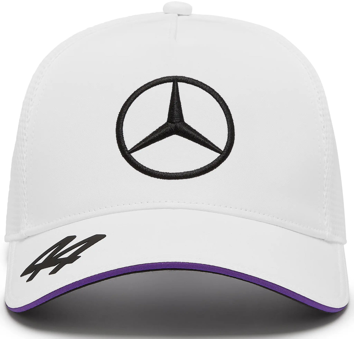 Lewis Hamilton White Trucker Cap 2024