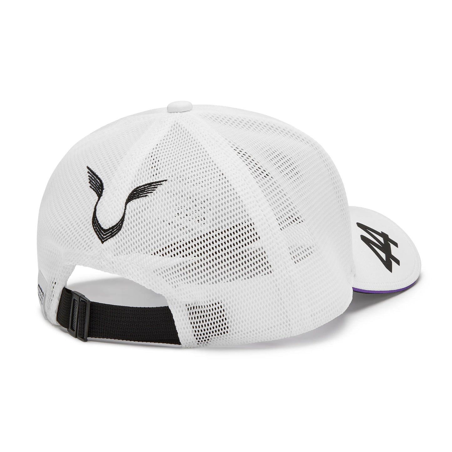 Lewis Hamilton White Trucker Cap 2024