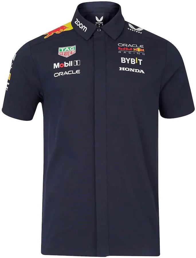 Camisa de Vestir Red Bull Castore Caballero Temporada **2024**