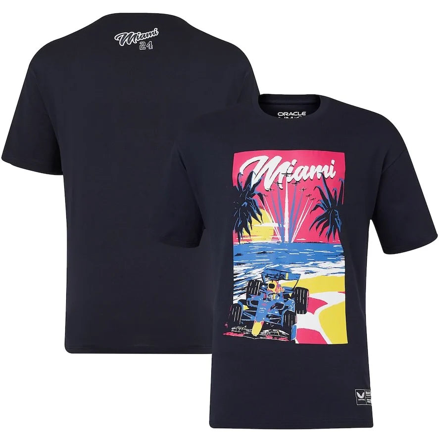 Playera Red Bull Castore Edición Especial GP Miami Temporada **2024**