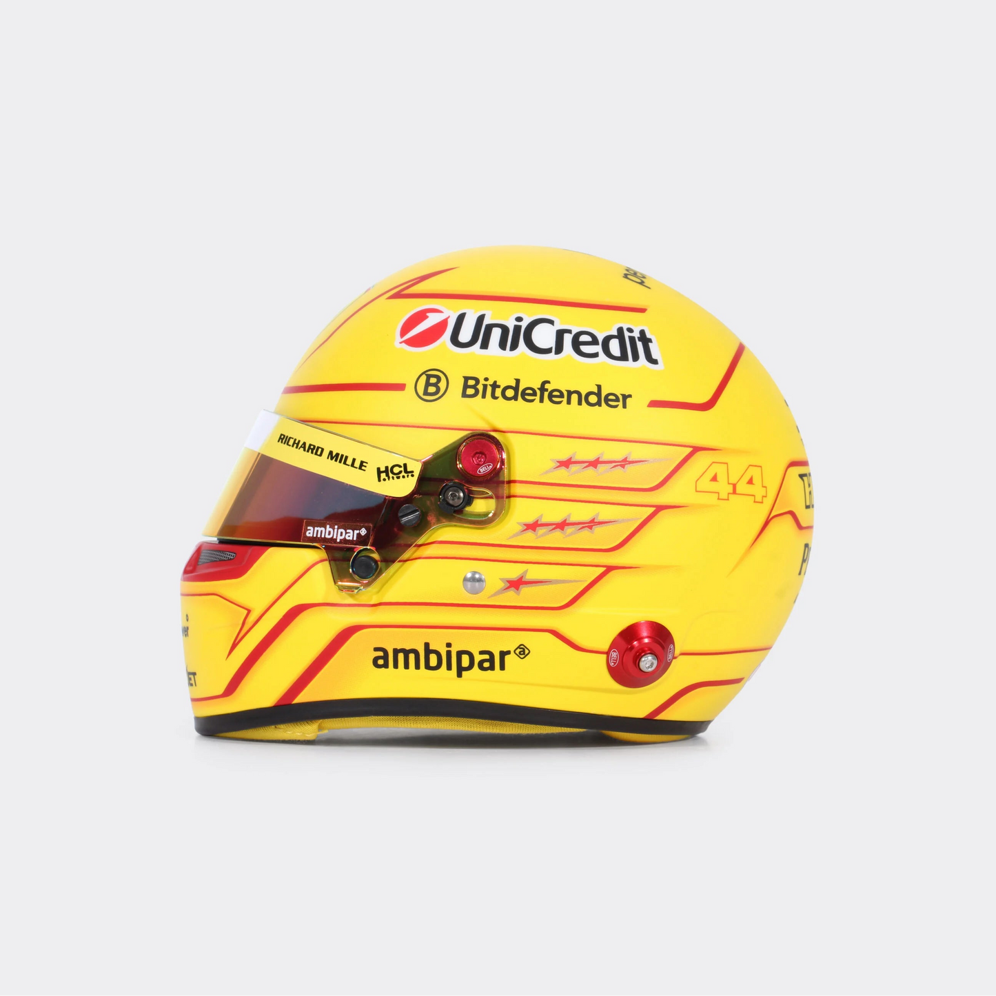 Mini Casco Lewis Hamilton Ferrari F1™ 2025 | Bell 1:2 Edición Coleccionista