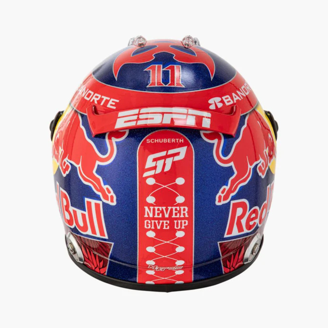 Mini Casco Sergio Pérez México GP 2024 Escala 1:2