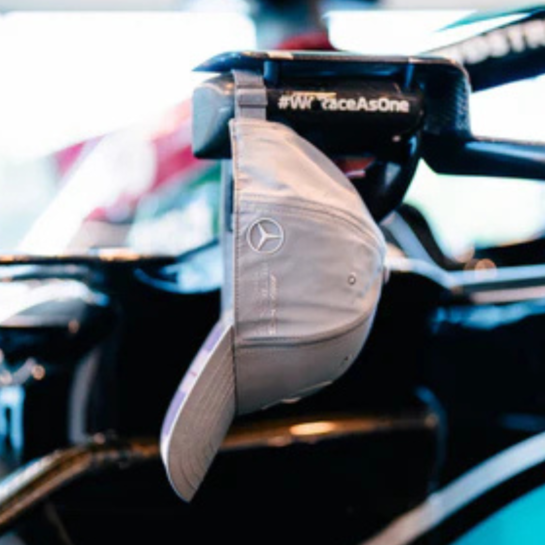 Mercedes AMG Petronas F1™ 2025 Special Edition Silver Arrows Driver Cap Grey