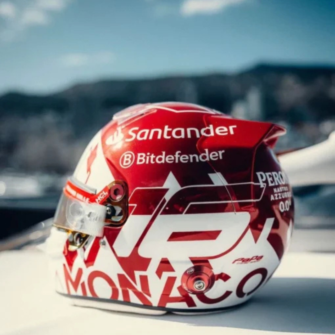 Casco Charles Leclerc GP Mónaco 2024 - Edición Especial 1/5