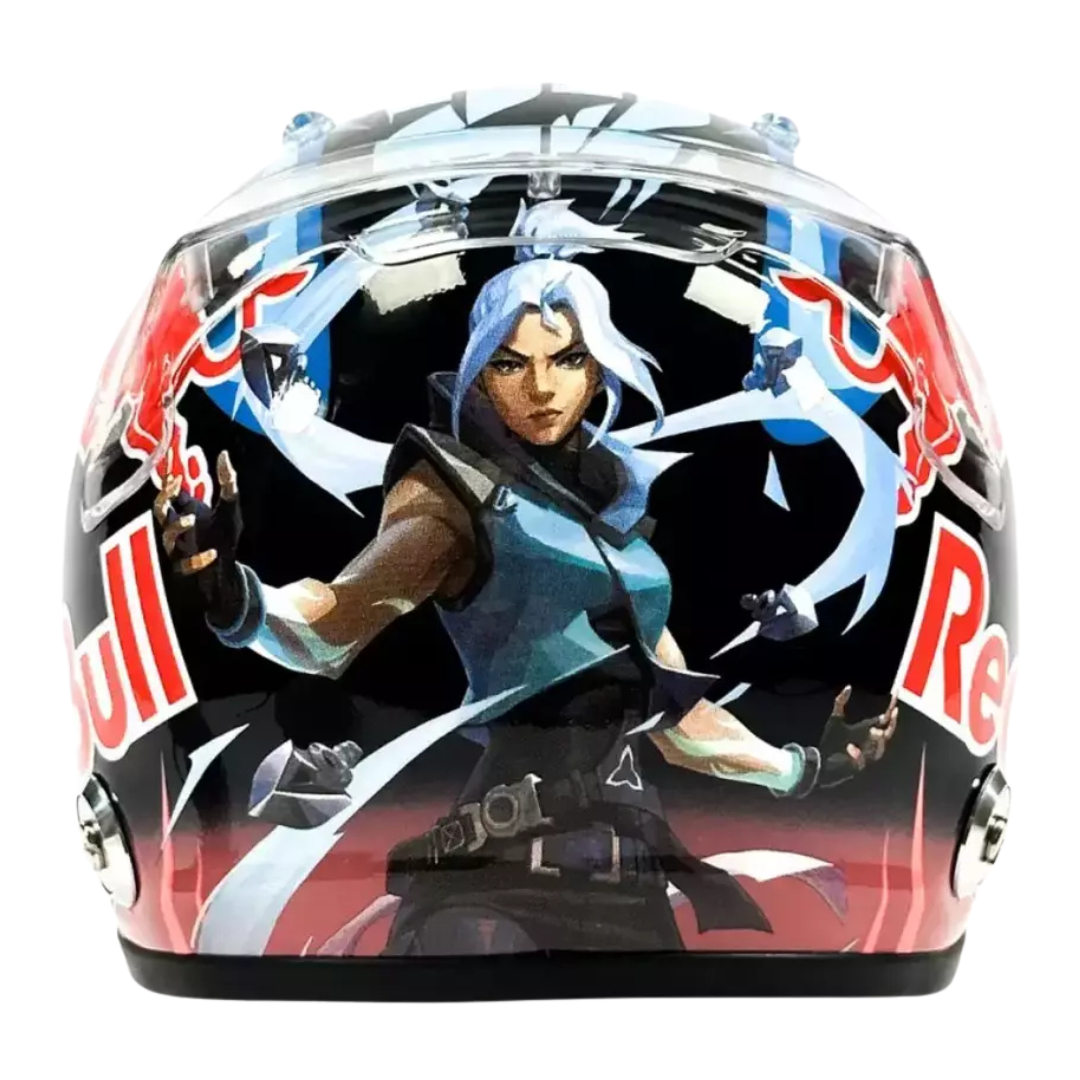 Mini Casco Yuki Tsunoda F1™ GP España 2024 1:2 | Visa Cash App RB