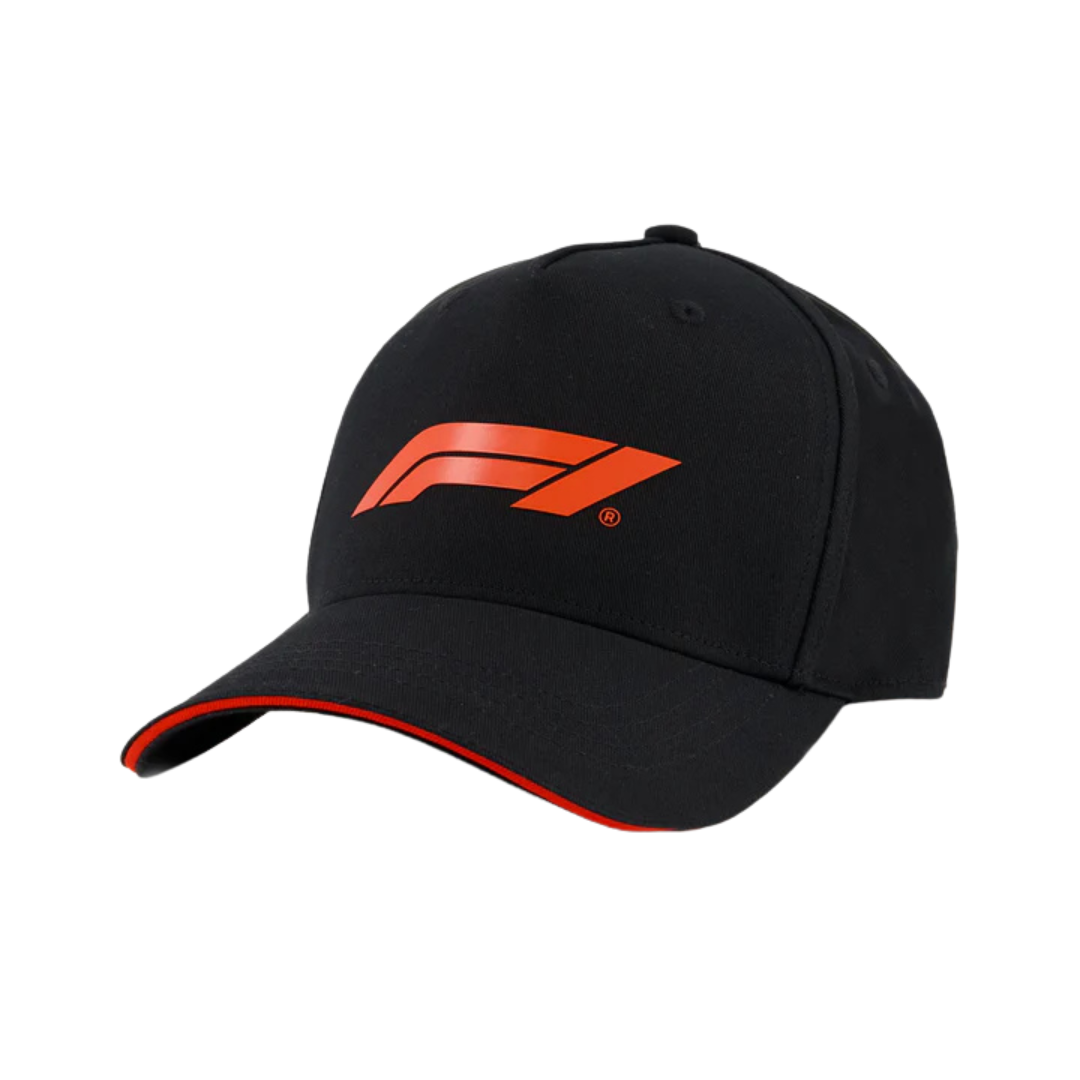 Gorra Negra Fórmula 1™ Tech Collection con Logotipo Rojo – Talla Ajustable