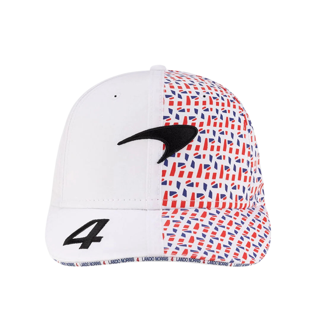 Gorra McLaren Norris British GP 2025 con el Número 4 - Edición Especial
