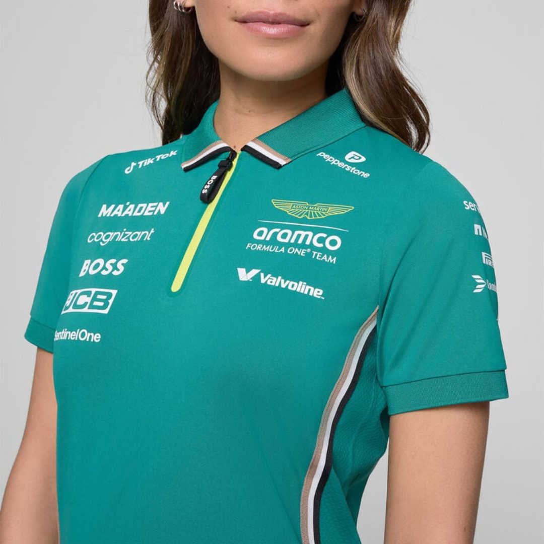 Playera Polo Dama Aston Martin F1 Team 2025