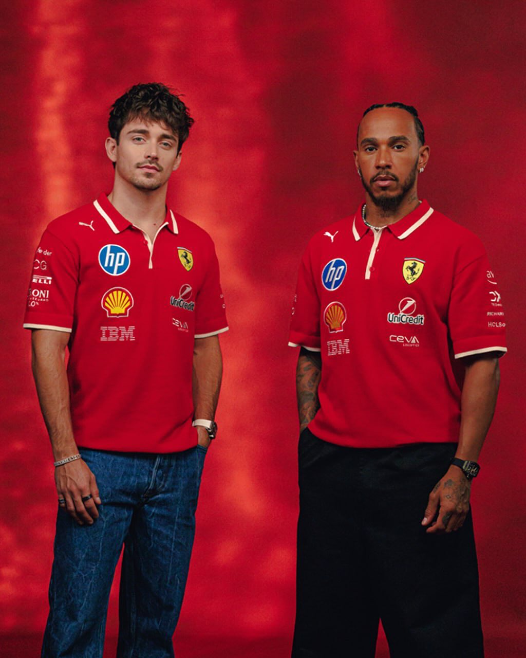 Playera Polo GP China Scuderia Ferrari F1™ PUMA 2025 Teamwear Edición Especial Oversized