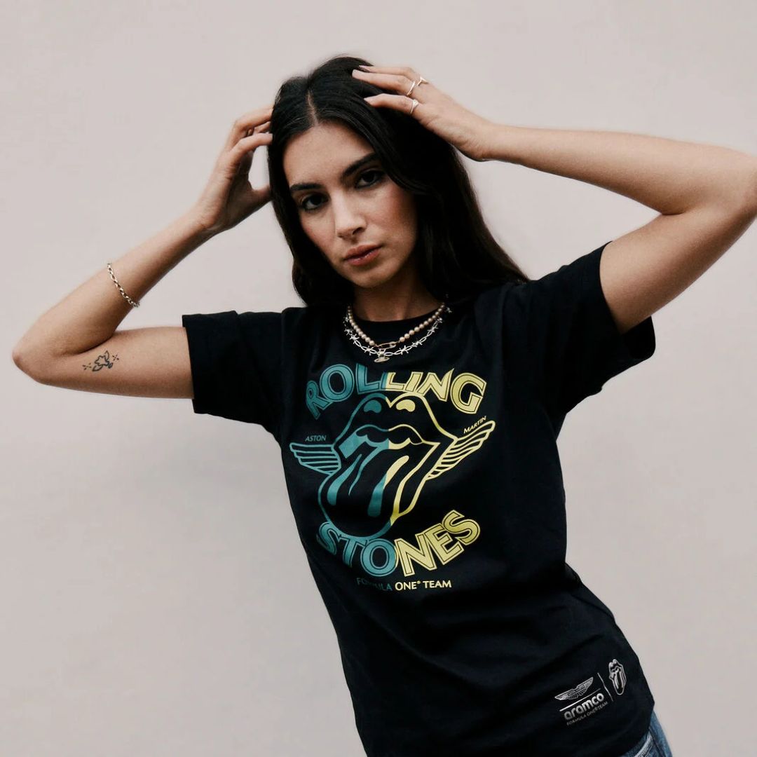 Aston Martin F1™ Team x The Rolling Stones T-shirt 2025 – Edición Especial