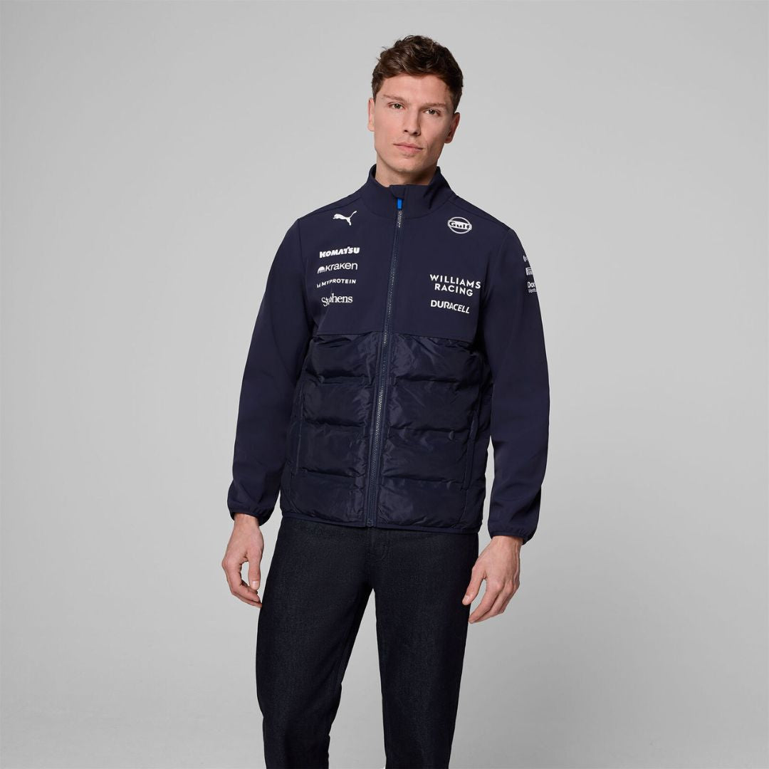 Williams Racing PUMA 2025 Team Hybrid Jacket – Chaqueta Oficial F1™