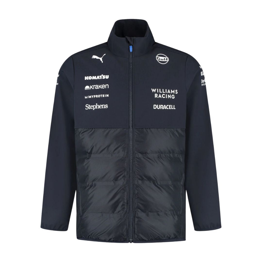 Williams Racing PUMA 2025 Team Hybrid Jacket – Chaqueta Oficial F1™