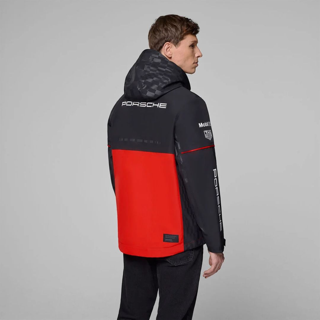 Porsche Motorsport Team Rain Jacket 2025 – Chaqueta Impermeable Oficial PUMA