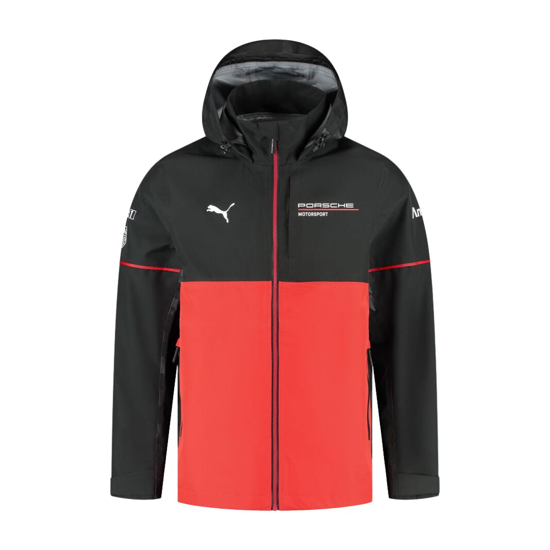 Porsche Motorsport Team Rain Jacket 2025 – Chaqueta Impermeable Oficial PUMA