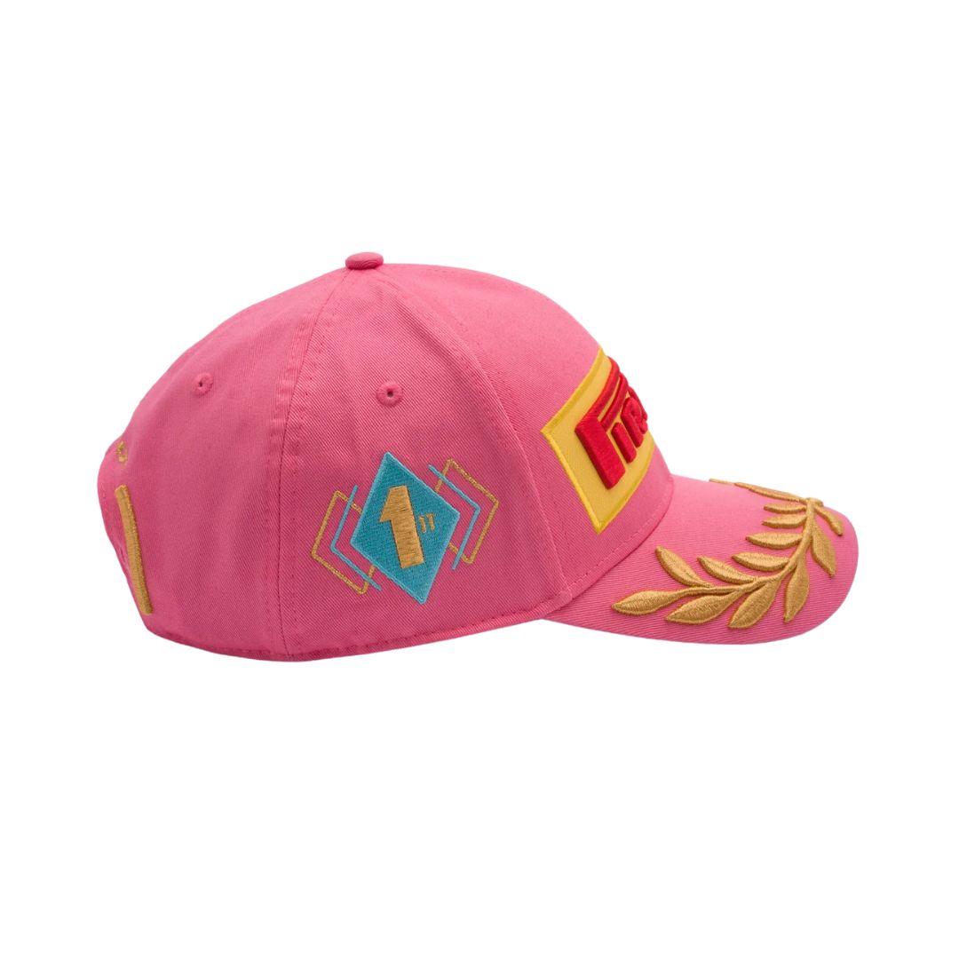 Gorra Pirelli F1™ 2025 GP Miami Podio Oficial Edición Rosa