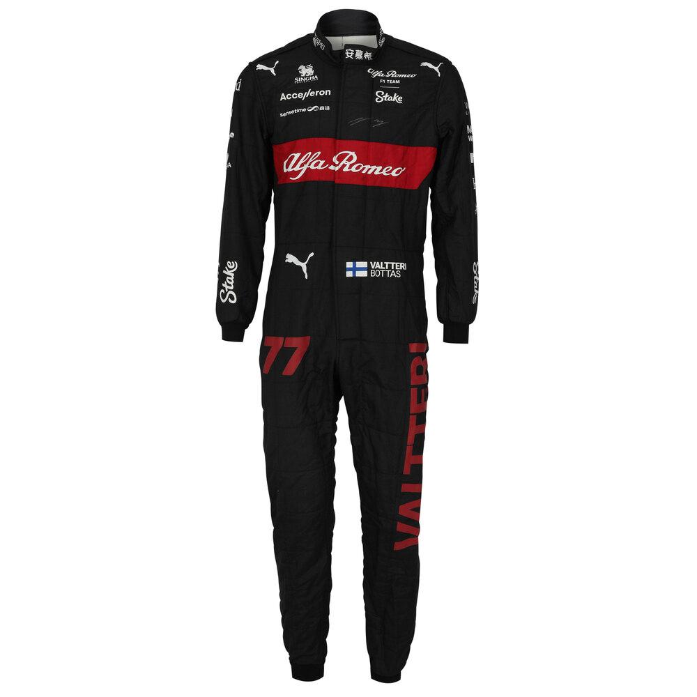 Mono de Carreras Alfa Romeo Valtteri Bottas 2023 AUTOGRAFIADO