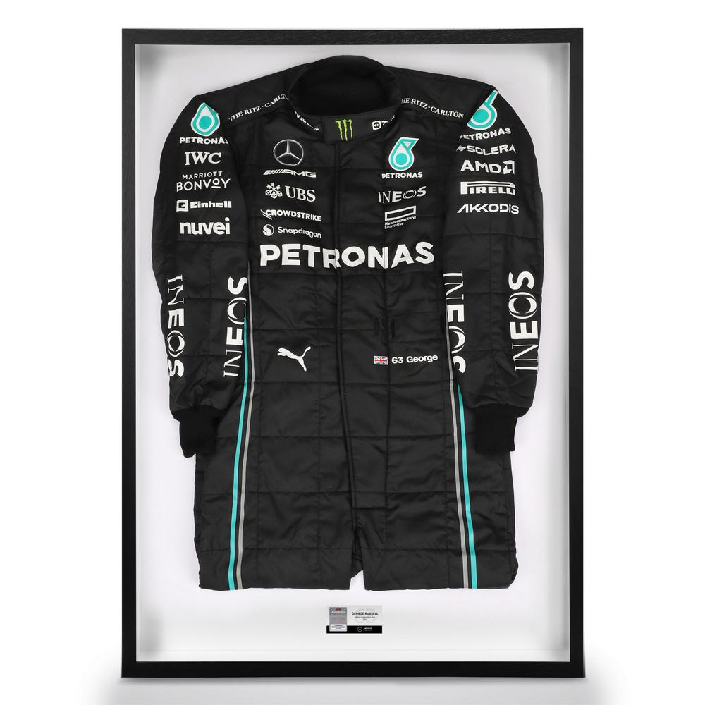 Réplica Oficial Mono de Carreras Mercedes-AMG Petronas George Russell 2023