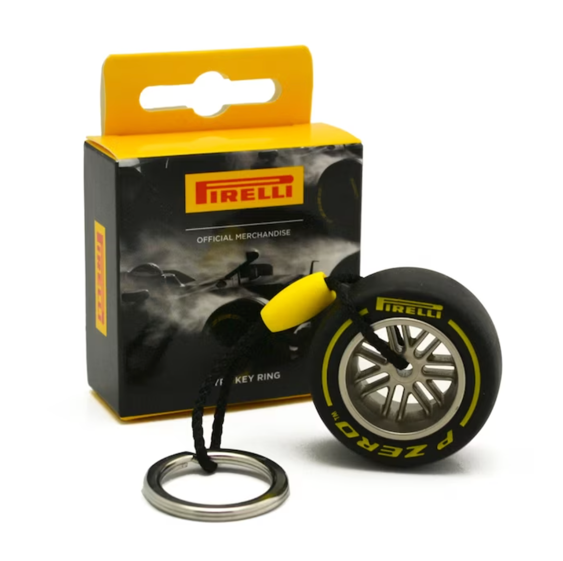 Pirelli F1® Hard Tyre Keyring - Edición Oficial Amarillo