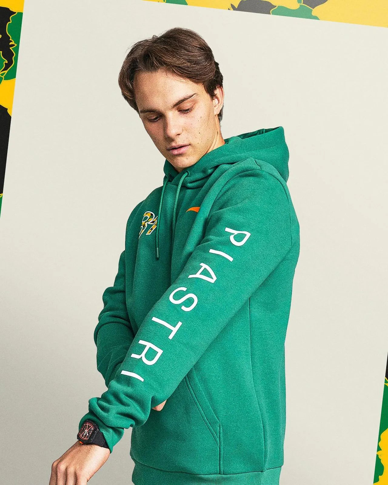Sudadera McLaren Oscar Piastri Edición Especial GP Australia Temporada **2024**