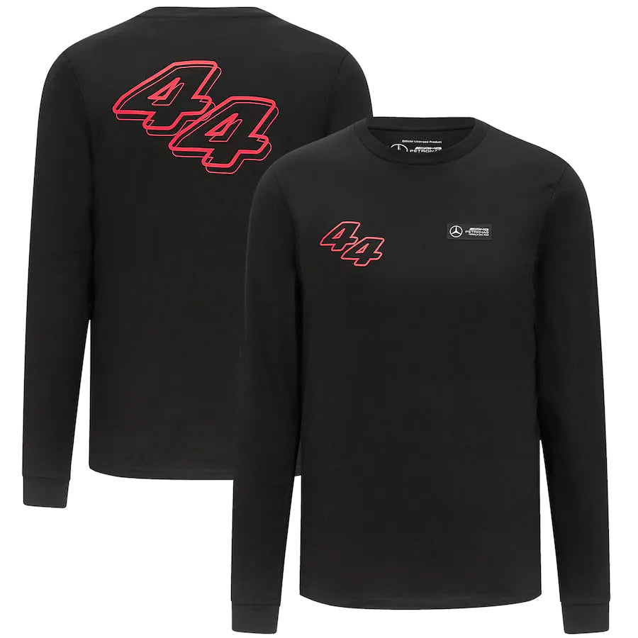 Playera Mercedes AMG Petronas Manga Larga Lewis Hamilton Edición Especial GP Monza Temporada **2022**