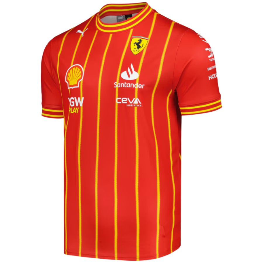 Jersey Soccer Scuderia Ferrari Charles Leclerc Edición Especial GP Austria **2024**