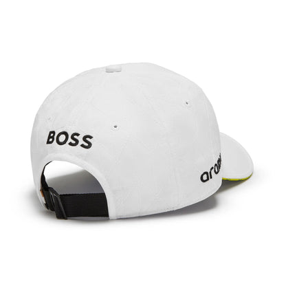 Gorra Aston Martin Equipo Blanca **2024**