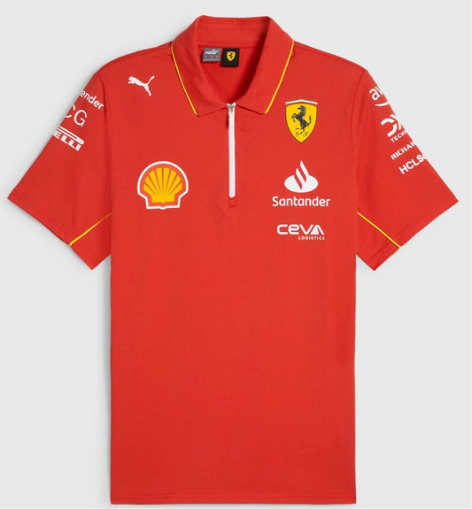 Playera Polo Team Scuderia Ferrari **2024**