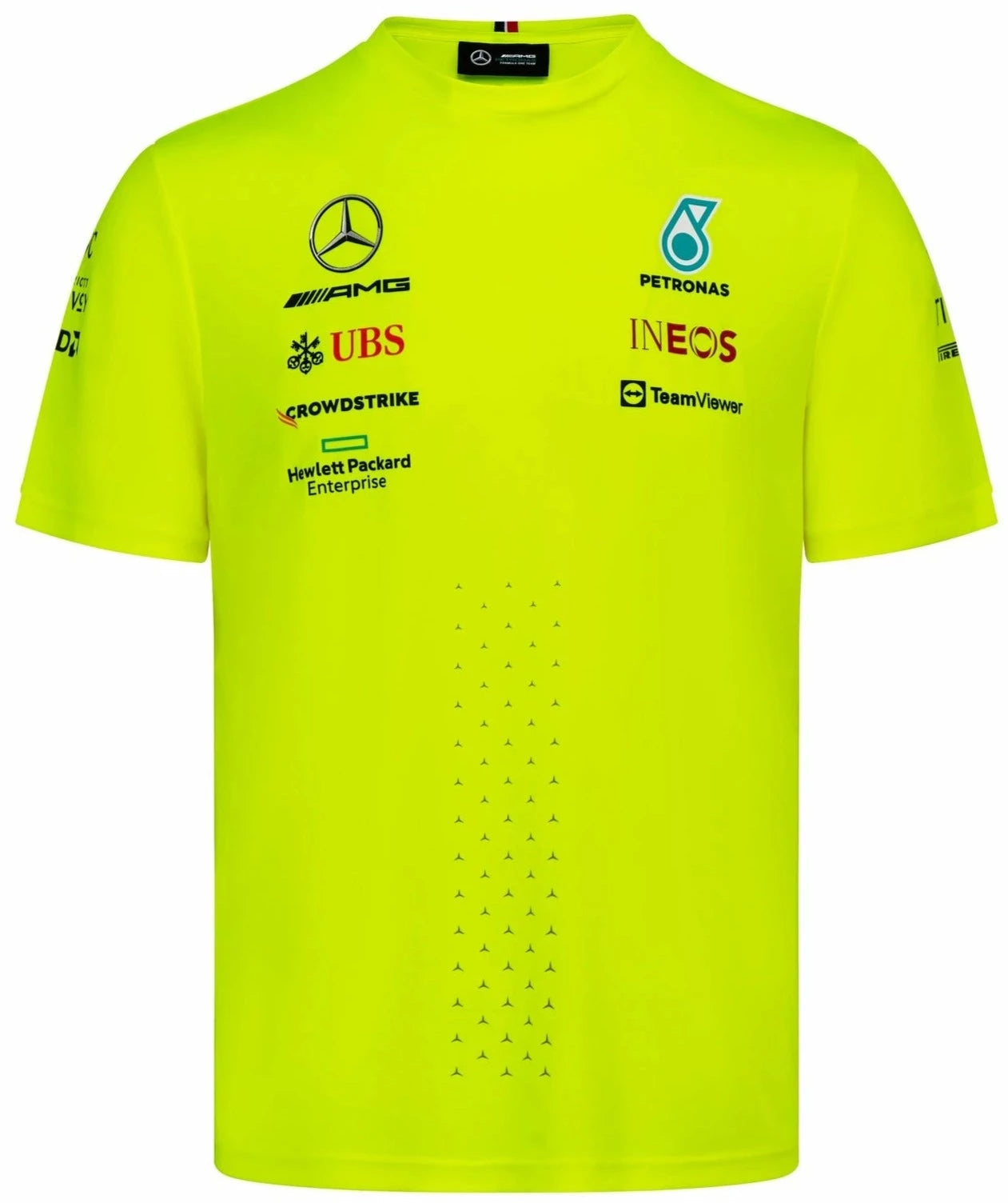 Playera Mercedes AMG Petronas Celebración Amarilla Temporada **2022**