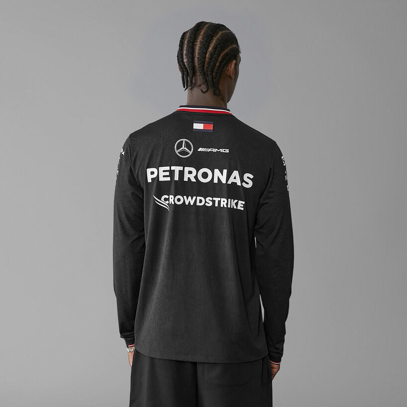 Playera | Manga Larga Mercedes-AMG Petronas Negra 2024
