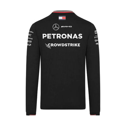 Playera | Manga Larga Mercedes-AMG Petronas Negra 2024