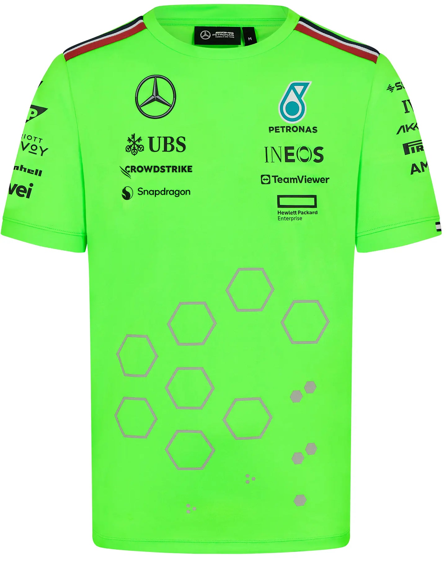 Mercedes AMG Petronas Celebration Green Volt Season T-Shirt **2024** 