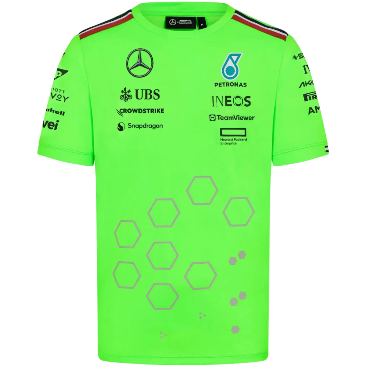 Mercedes AMG Petronas Celebration Green Volt Season T-Shirt **2024** 