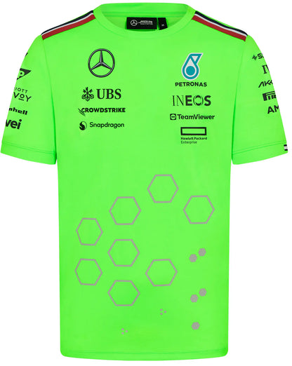 Mercedes AMG Petronas Celebration Green Volt Season T-Shirt **2024** 