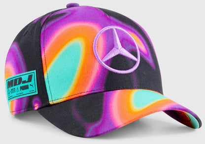 Gorra Merecedes AMG Petronas x Mad Dog Jones Lewis Hamilton Edición Especial GP Miami Temporada **2024**