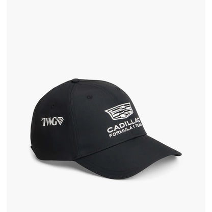Gorra Negra Oficial Checo Pérez 2026 | Cadillac Formula 1 Team — Edición con Patrocinadores