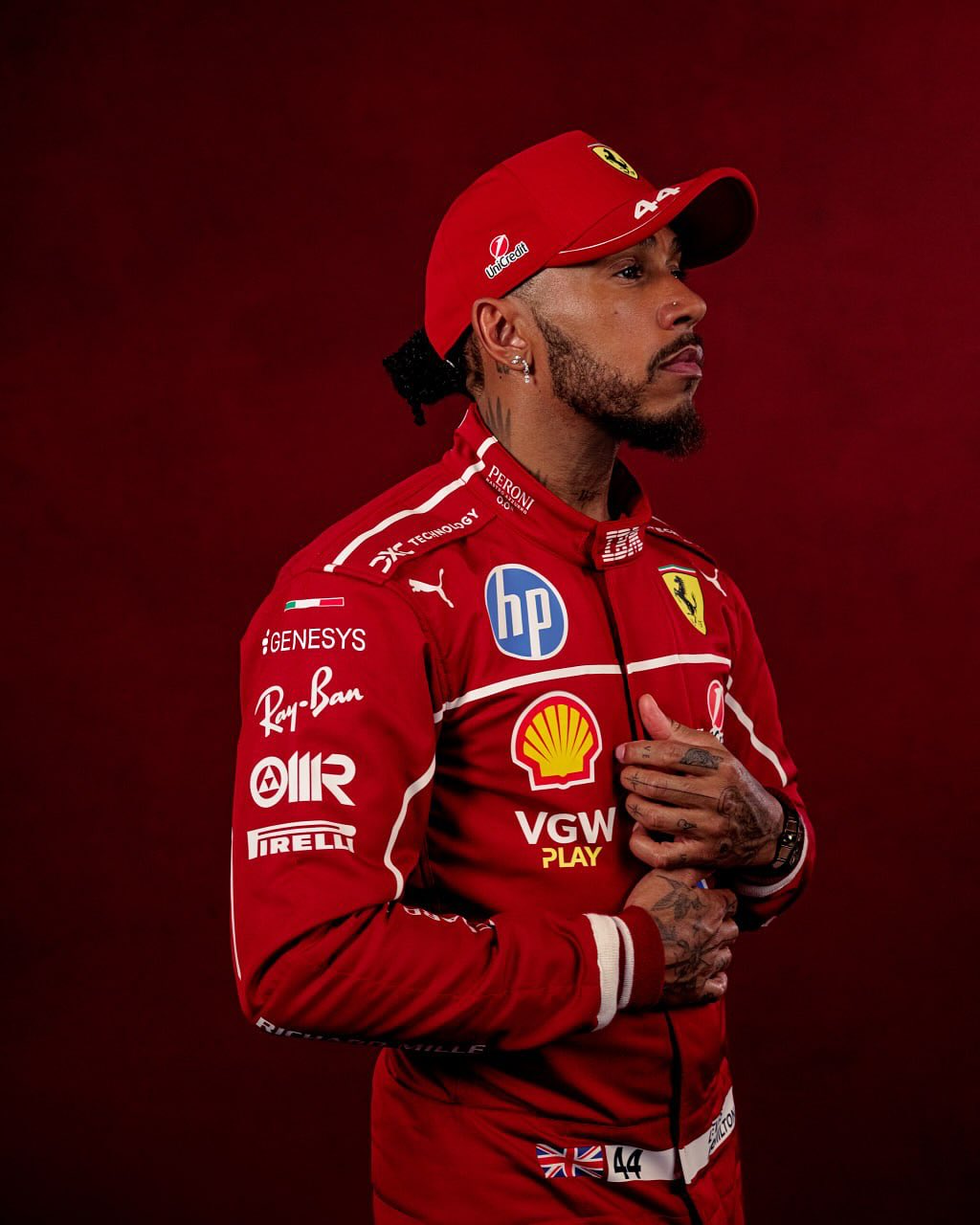 Gorra Lewis Hamilton Ferrari Gorra Juvenil Lewis Hamilton Scuderia