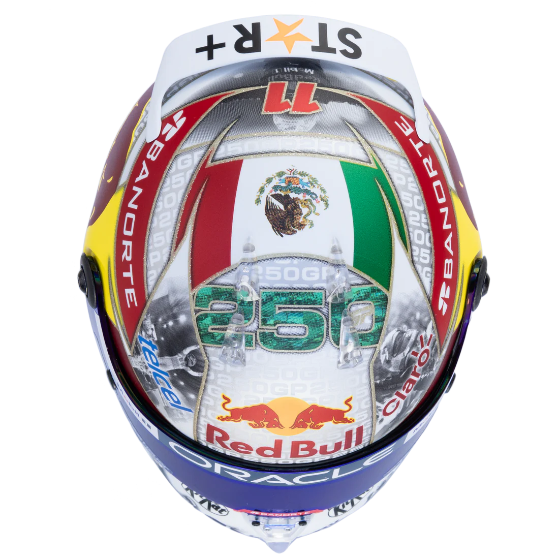 Casco 1:2 Checo Pérez Singapur 250 GP **2023**