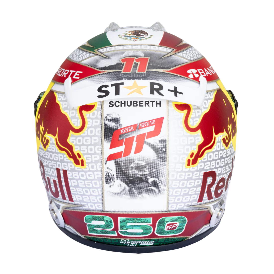 Casco 1:2 Checo Pérez Singapur 250 GP **2023**