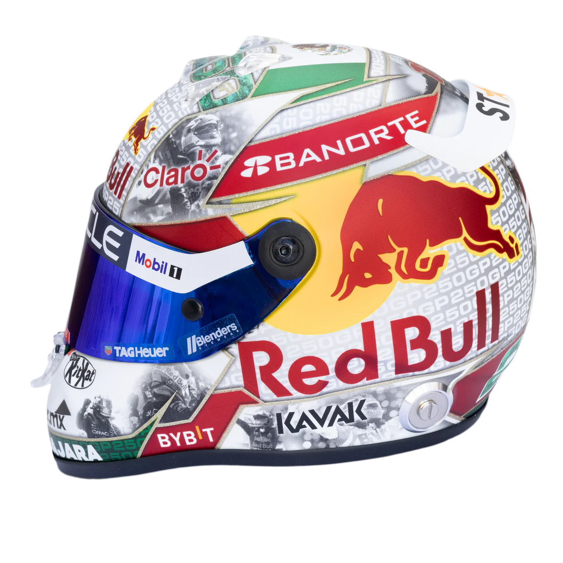 Casco 1:2 Checo Pérez Singapur 250 GP **2023**